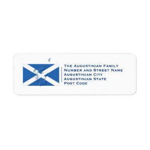 Scottish   Salt   Scotland Flag Etiket