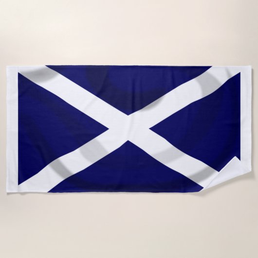 Scottish Saltire Beach Towel Strandlaken (Voorkant)