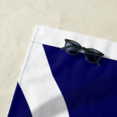 Scottish Saltire Beach Towel Strandlaken (In situ)