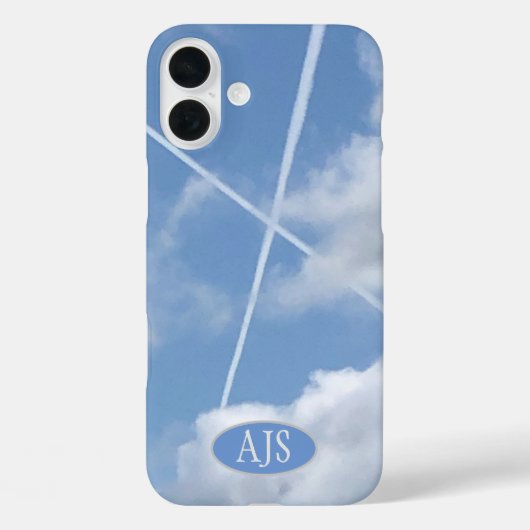 Scottish Saltire in Vliegtuig Trails in Sky. Case-Mate iPhone Case (Achterkant)