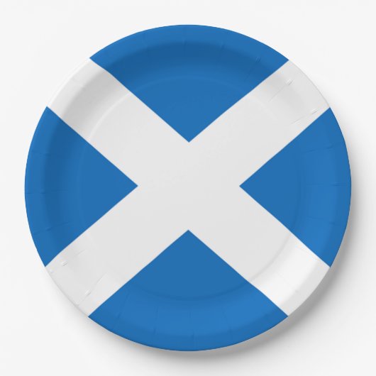 Scottish Saltire Party Papieren Bordje (Voorkant)