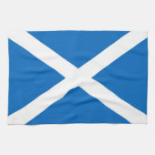 Scottish Saltire Towel (correcte kleur) Theedoek (Horizontaal)
