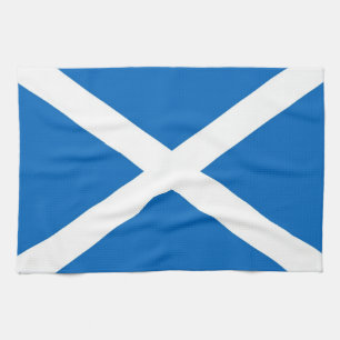 Scottish Saltire Towel (correcte kleur) Theedoek