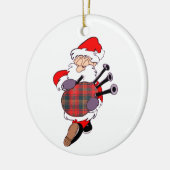 Scottish Santa Claus Keramisch Ornament (Links)