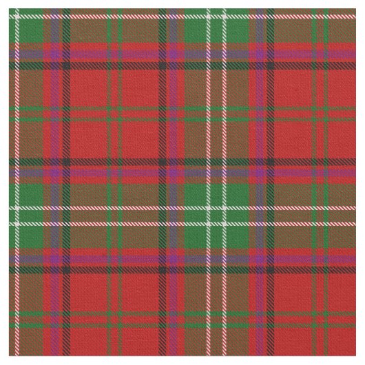 Scottish Seton Pset Tartan Stof (Close Up)