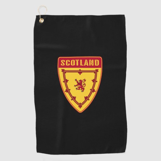 Scottish Shield Golfhanddoek (Voorkant)