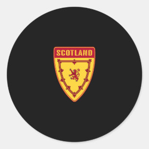 Scottish Shield Ronde Sticker
