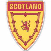 Scottish Shield Sticker (Voorkant)