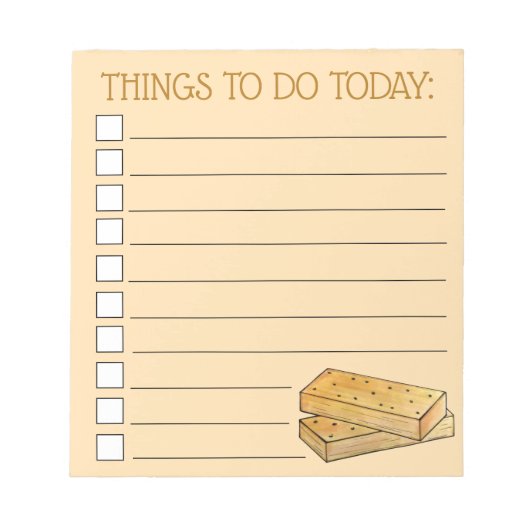 Scottish Shortbrood Biscuits Cookies British Food Notitieblok (Voorkant)