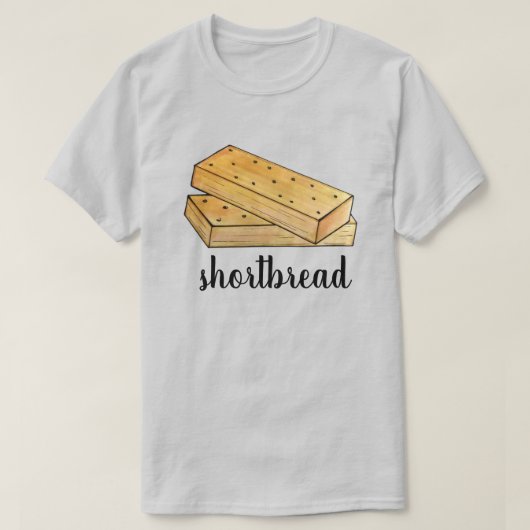 Scottish Shortbrood Tea Biscuits British Bakery T-shirt (Design voorkant)