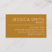 Scottish Shortbrood Tea Biscuits British Bakery Visitekaartje (Achterkant)