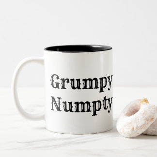 Scottish Slang, Grumpy Numpty Tweekleurige Koffiemok