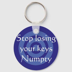 Scottish Slang Numpty Sleutelhanger