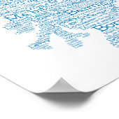 Scottish Slang Word Map Poster (Hoek)