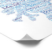 Scottish Slang Word Map Poster (Hoek)