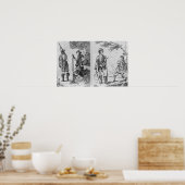 Scottish Soldiers of the Highlands and Poster (Keuken)