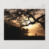 Scottish Sunset over een Loch Briefkaart (Voorkant)