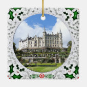 Scottish Sutherland Clan Dunrobin Castle Kerstle Keramisch Ornament (Achterkant)