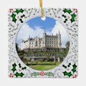 Scottish Sutherland Clan Dunrobin Castle Kerstle Keramisch Ornament (Voorkant)