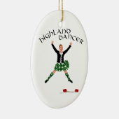 Scottish Sword Dancer - Ghillie Callum Keramisch Ornament (Rechts)