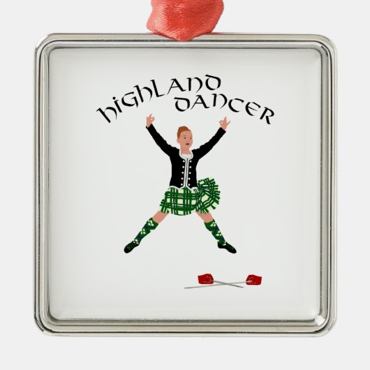 Scottish Sword Dancer - Ghillie Callum Metalen Ornament (Voorkant)