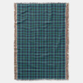 Scottish Tartan, Bright Blue en Green Clan Miller Deken (Voorkant Verticaal)