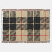Scottish Tartan Checkered Pset Pattern Deken (Voorkant)