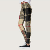 Scottish Tartan Checkered Pset Pattern Leggings (Links)
