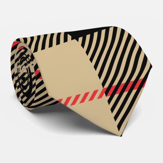 Scottish Tartan Checkered Pset Pattern Stropdas (Opgerold)