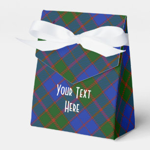 Scottish Tartan Clan Betaald Patroon Gepersonalise Bedankdoosjes