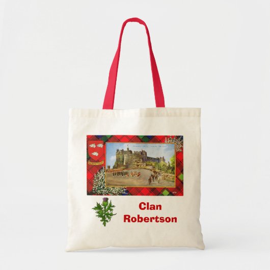 Scottish Tartan, Clan Robertson Tote Bag (Voorkant)