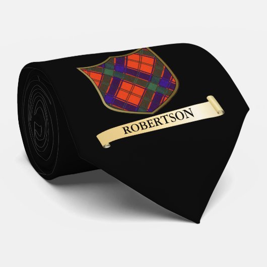 Scottish Tartan Design - Robertson Stropdas (Opgerold)