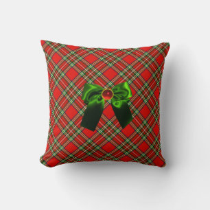SCOTTISH TARTAN EN RED GREEN BOWS CHRISTMAS PARTIJ KUSSEN