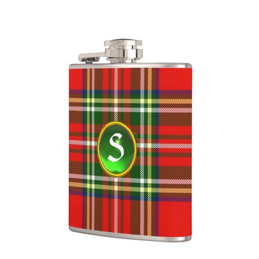 SCOTTISH TARTAN GREEN EMERALD GEMSTONE MONOGRAM HEUPFLES (Links)