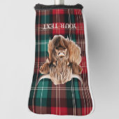 Scottish Tartan HIGHLANDER Golf Head Hoesje Golfheadcover (Draai 90)