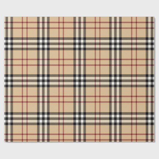 Scottish Tartan Pattern Cadeaupapier (Vlak)