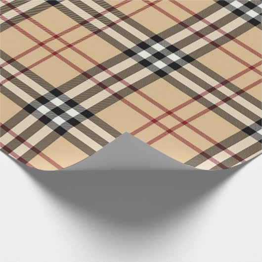 Scottish Tartan Pattern Cadeaupapier (Hoek)