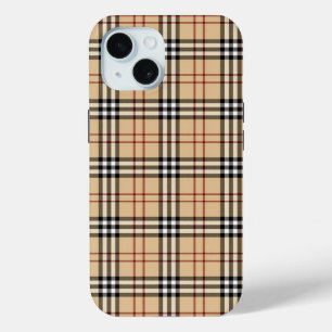 Scottish Tartan Pattern iPhone 15 Case