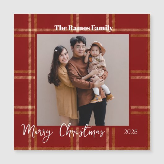 Scottish Tartan Pattern Christmas  (Voorkant)