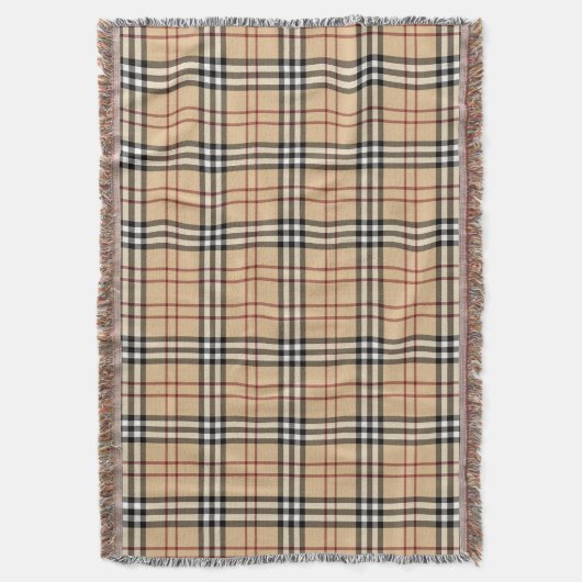 Scottish Tartan Pattern Deken (Voorkant Verticaal)