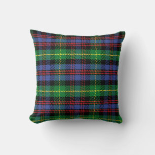Scottish Tartan Pattern Green Blue Red Kussen