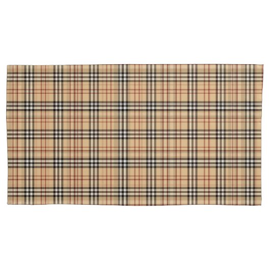 Scottish Tartan Pattern Kussensloop (Voorkant-Links)
