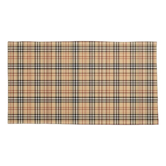 Scottish Tartan Pattern Kussensloop (Achterkant-Links)