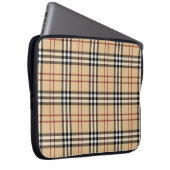 Scottish Tartan Pattern Laptop Sleeve (Voorkant Rechts)