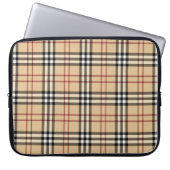 Scottish Tartan Pattern Laptop Sleeve (Voorkant)