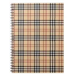 Scottish Tartan Pattern Notitieboek
