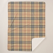 Scottish Tartan Pattern Sherpa Deken (Voorkant)