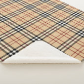 Scottish Tartan Pattern Sherpa Deken (3/4)