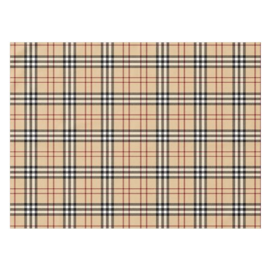 Scottish Tartan Pattern Tafelkleed (Voorkant (Horizontaal))