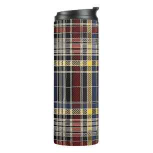 Scottish Tartan Pattern Thermosbeker